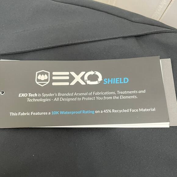 Spyder Power Insulated Black Pants EXO Shield Boy Size XL New With Tags - Picture 5 of 12